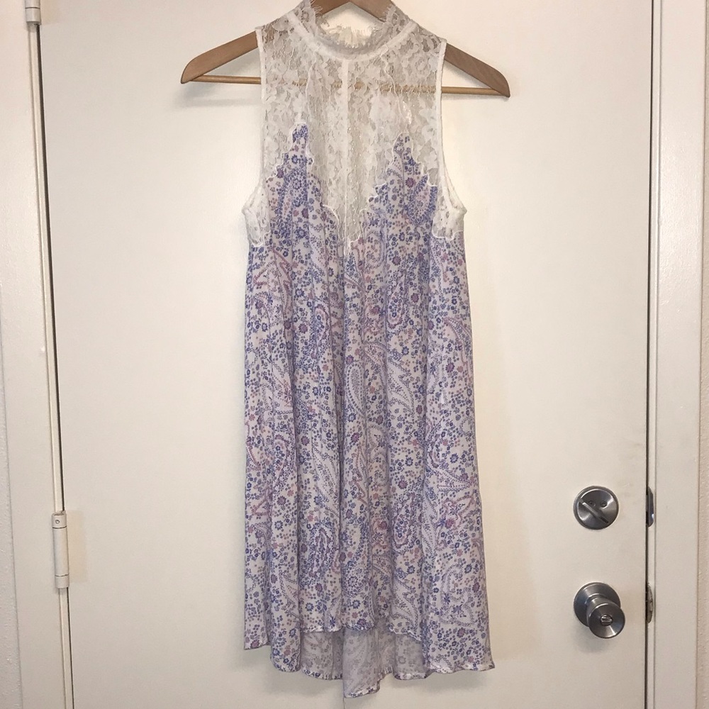 NWT En Creme High Neck Sleeveless Dress